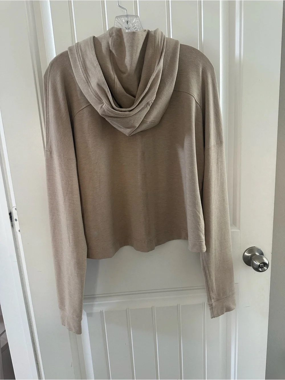 Lululemon Modal Hooded Pullover Taupe Size 12
